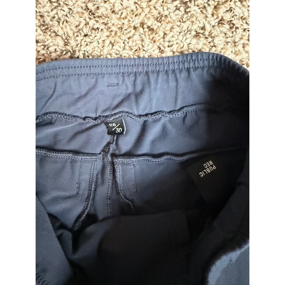 Public Rec All Day Every Day Pants Mens 28/30 Navy Blue Stretch‎ Chino Jogger